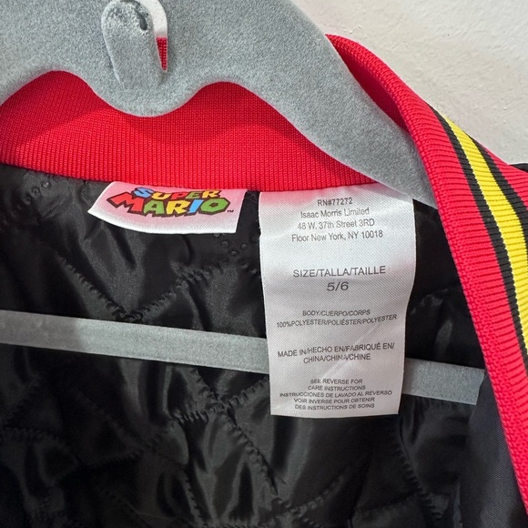 Nintendo Super Mario Bomber Jacket, Bowser Jacket Size 5/6 - Picture 12 of 12